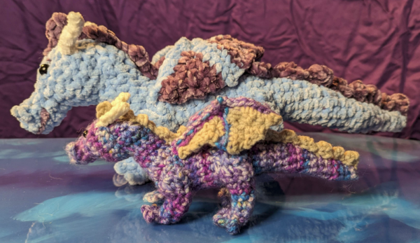 Standing Dragon Transmutation Crochet Pattern Tutorial