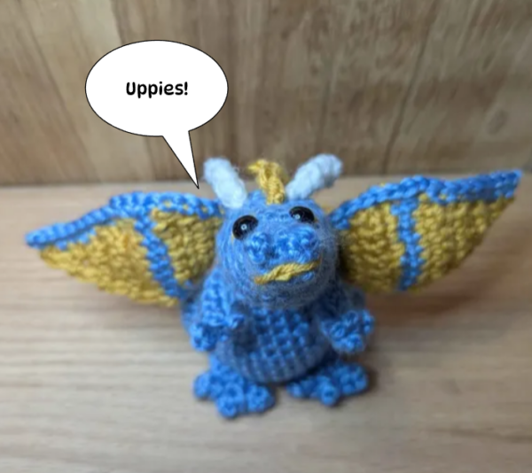 Begging Dragon Transmutation Spell (Crochet Pattern PDF)